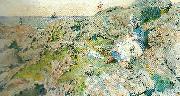 Carl Larsson vid kattegatt china oil painting artist